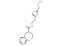 N-(2-{2-[(methylthio)methyl]-1,3-thiazol-4-yl}ethyl)-2,3,4,5-tetrahydro-1-benzoxepine-4-carboxamide