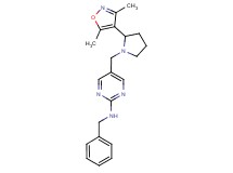 N-benzyl-5-{[2-(3,5-dimethylisoxazol-4-yl)pyrrolidin-1-yl]methyl}pyrimidin-2-amine