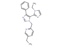 1-ethyl-3'-[(5-ethylpyridin-2-yl)methyl]-5'-phenyl-1H,3'H-2,4'-biimidazole