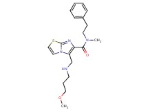 5-{[(3-methoxypropyl)amino]methyl}-N-methyl-N-(2-phenylethyl)imidazo[2,1-b][1,3]thiazole-6-carboxamide