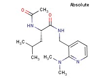 N~2~-acetyl-N~1~-{[2-(dimethylamino)-3-pyridinyl]methyl}-L-leucinamide