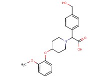 [4-(hydroxymethyl)phenyl][4-(2-methoxyphenoxy)piperidin-1-yl]acetic acid