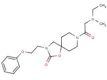 8-(N-ethyl-N-methylglycyl)-3-(2-phenoxyethyl)-1-oxa-3,8-diazaspiro[4.5]decan-2-one