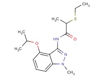 2-(ethylthio)-N-(4-isopropoxy-1-methyl-1H-indazol-3-yl)propanamide