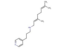 (2E)-3,7-dimethyl-N-[3-(4-pyridinyl)propyl]-2,6-octadien-1-amine