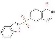 7-(1-benzofuran-2-ylsulfonyl)-5,6,7,8-tetrahydropyrido[3,4-d]pyrimidin-4(3H)-one