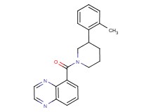 5-{[3-(2-methylphenyl)-1-piperidinyl]carbonyl}quinoxaline