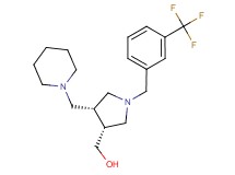 {(3R*,4R*)-4-(piperidin-1-ylmethyl)-1-[3-(trifluoromethyl)benzyl]pyrrolidin-3-yl}methanol
