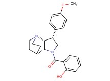 2-{[(3R*,3aR*,7aR*)-3-(4-methoxyphenyl)hexahydro-4,7-ethanopyrrolo[3,2-b]pyridin-1(2H)-yl]carbonyl}phenol