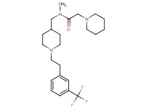 N-methyl-2-(1-piperidinyl)-N-[(1-{2-[3-(trifluoromethyl)phenyl]ethyl}-4-piperidinyl)methyl]acetamide