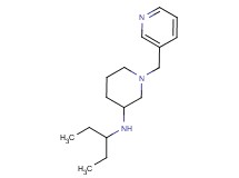 N-(1-ethylpropyl)-1-(pyridin-3-ylmethyl)piperidin-3-amine