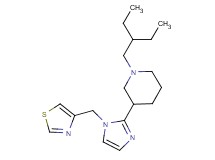 1-(2-ethylbutyl)-3-[1-(1,3-thiazol-4-ylmethyl)-1H-imidazol-2-yl]piperidine