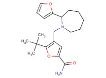 5-tert-butyl-4-{[2-(2-furyl)-1-azepanyl]methyl}-2-furamide