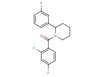 1-(2,4-difluorobenzoyl)-2-(3-fluorophenyl)piperidine