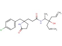 N-(2-allyl-2-hydroxy-1-methyl-4-penten-1-yl)-3-[2-(4-chlorobenzyl)-5-oxo-2-pyrrolidinyl]propanamide