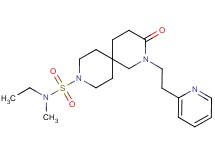 N-ethyl-N-methyl-3-oxo-2-(2-pyridin-2-ylethyl)-2,9-diazaspiro[5.5]undecane-9-sulfonamide