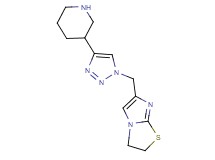 6-{[4-(3-piperidinyl)-1H-1,2,3-triazol-1-yl]methyl}-2,3-dihydroimidazo[2,1-b][1,3]thiazole dihydrochloride