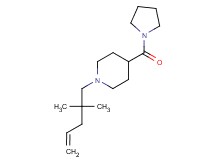 1-(2,2-dimethylpent-4-en-1-yl)-4-(pyrrolidin-1-ylcarbonyl)piperidine