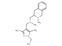 1-(1-ethyl-3,5-dimethyl-1H-pyrazol-4-yl)-N-methyl-N-[(2-methyl-1,2,3,4-tetrahydro-3-isoquinolinyl)methyl]methanamine
