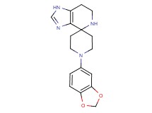 1'-(1,3-benzodioxol-5-yl)-1,5,6,7-tetrahydrospiro[imidazo[4,5-c]pyridine-4,4'-piperidine]