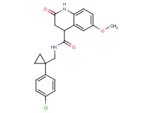 N-{[1-(4-chlorophenyl)cyclopropyl]methyl}-6-methoxy-2-oxo-1,2,3,4-tetrahydroquinoline-4-carboxamide