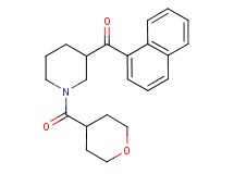 1-naphthyl[1-(tetrahydro-2H-pyran-4-ylcarbonyl)-3-piperidinyl]methanone