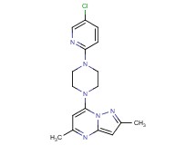 7-[4-(5-chloro-2-pyridinyl)-1-piperazinyl]-2,5-dimethylpyrazolo[1,5-a]pyrimidine