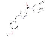 N,N-diallyl-1-(4-methoxybenzyl)-1H-1,2,3-triazole-4-carboxamide