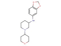 N-1,3-benzodioxol-5-yl-1-(tetrahydro-2H-pyran-4-yl)-3-piperidinamine