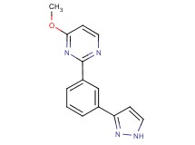 4-methoxy-2-[3-(1H-pyrazol-3-yl)phenyl]pyrimidine