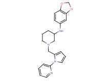 N-1,3-benzodioxol-5-yl-1-{[1-(2-pyridinyl)-1H-pyrrol-2-yl]methyl}-3-piperidinamine