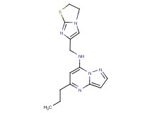 N-(2,3-dihydroimidazo[2,1-b][1,3]thiazol-6-ylmethyl)-5-propylpyrazolo[1,5-a]pyrimidin-7-amine