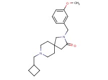 8-(cyclobutylmethyl)-2-(3-methoxybenzyl)-2,8-diazaspiro[4.5]decan-3-one