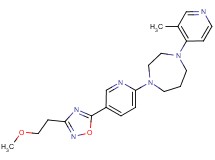 1-{5-[3-(2-methoxyethyl)-1,2,4-oxadiazol-5-yl]pyridin-2-yl}-4-(3-methylpyridin-4-yl)-1,4-diazepane