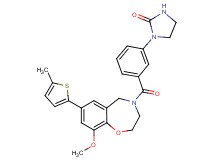 1-(3-{[9-methoxy-7-(5-methyl-2-thienyl)-2,3-dihydro-1,4-benzoxazepin-4(5H)-yl]carbonyl}phenyl)-2-imidazolidinone