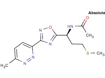 N-[(1S)-1-[3-(6-methyl-3-pyridazinyl)-1,2,4-oxadiazol-5-yl]-3-(methylthio)propyl]acetamide
