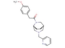 (1S*,5R*)-6-[(4-methoxyphenyl)acetyl]-3-(2-pyridinylmethyl)-3,6-diazabicyclo[3.2.2]nonane
