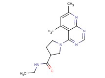 1-(5,7-dimethylpyrido[2,3-d]pyrimidin-4-yl)-N-ethylpyrrolidine-3-carboxamide