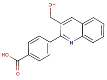 4-[3-(hydroxymethyl)quinolin-2-yl]benzoic acid