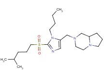 2-({1-butyl-2-[(4-methylpentyl)sulfonyl]-1H-imidazol-5-yl}methyl)octahydropyrrolo[1,2-a]pyrazine