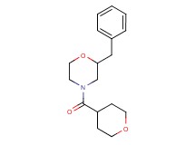 2-benzyl-4-(tetrahydro-2H-pyran-4-ylcarbonyl)morpholine