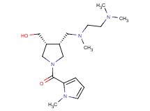 {(3R*,4R*)-4-{[[2-(dimethylamino)ethyl](methyl)amino]methyl}-1-[(1-methyl-1H-pyrrol-2-yl)carbonyl]-3-pyrrolidinyl}methanol