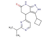 3-cyclobutyl-4-(2-isopropylpyrimidin-4-yl)-2,4,5,7-tetrahydro-6H-pyrazolo[3,4-b]pyridin-6-one