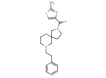 2-[(2-methyl-1,3-thiazol-4-yl)carbonyl]-7-(2-phenylethyl)-2,7-diazaspiro[4.5]decane