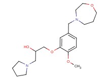 1-[2-methoxy-5-(1,4-oxazepan-4-ylmethyl)phenoxy]-3-pyrrolidin-1-ylpropan-2-ol