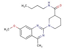 N-butyl-1-(7-methoxy-4-methyl-2-quinazolinyl)-3-piperidinecarboxamide