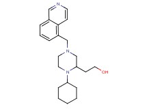 2-[1-cyclohexyl-4-(5-isoquinolinylmethyl)-2-piperazinyl]ethanol