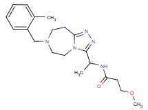 3-methoxy-N-{1-[7-(2-methylbenzyl)-6,7,8,9-tetrahydro-5H-[1,2,4]triazolo[4,3-d][1,4]diazepin-3-yl]ethyl}propanamide