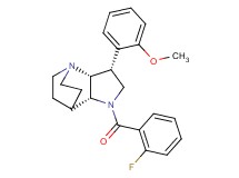 (3R*,3aR*,7aR*)-1-(2-fluorobenzoyl)-3-(2-methoxyphenyl)octahydro-4,7-ethanopyrrolo[3,2-b]pyridine