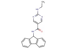 2-(ethylamino)-N-9H-fluoren-9-yl-5-pyrimidinecarboxamide